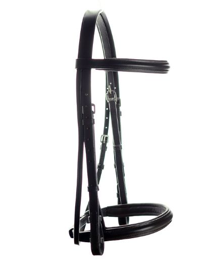 ASCOT SHOW BRIDLE BROWN  5/8″ COB/FULL