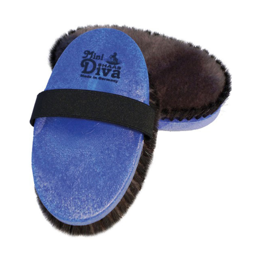 HAAS MINI DIVA LAMBSWOOL BRUSH BLUE
