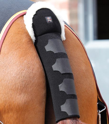 PREMIER EQUINE TECHNO WOOL ANTI SLIP TAIL GUARD BLACK