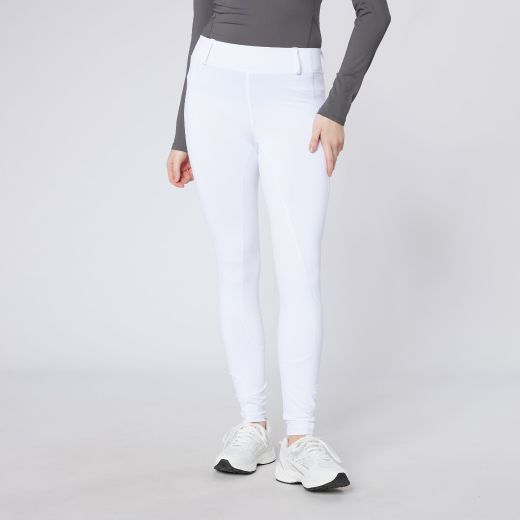 CAMEO LADIES PERFORMANCE LEGGINGS IN WHITE