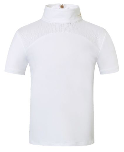 COVALLIERO LADIES SHOW SHIRT IN WHITE