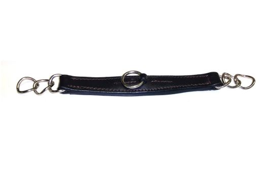 ASCOT LEATHER CURB CHAIN