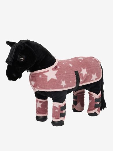 LE MIEUX TOY PONY FLEECE TRAVEL RUG IN ORCHID
