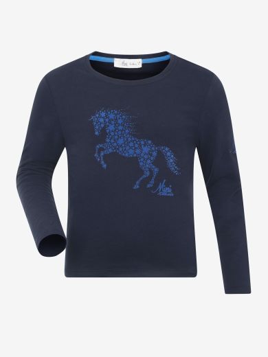 LE MEIUX AW23 MINI JAMIE LONG SLEEVE TOP IN NAVY