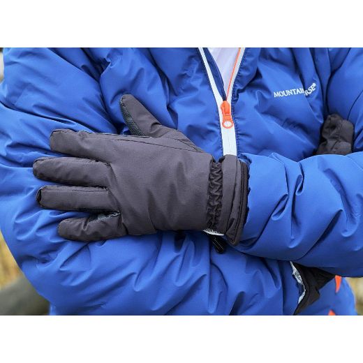 MOUNTAIN HORSE HEAT WATERPROOF JUNIOR GLOVES BLACK