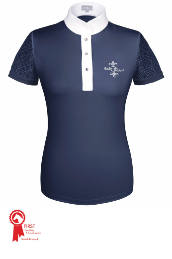 FAIR PLAY CECILE JUNIOR SHOW SHIRT IN NAVY