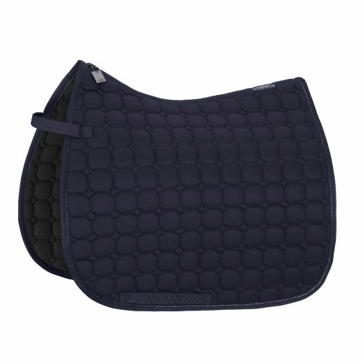 ESKADRON SADDLE PAD GP NAVY WITH GLITTER PIPING