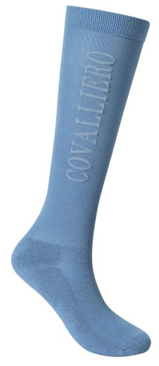 COVALLIERO LONG COMPETITION SOCKS WINTER SKY BLUE