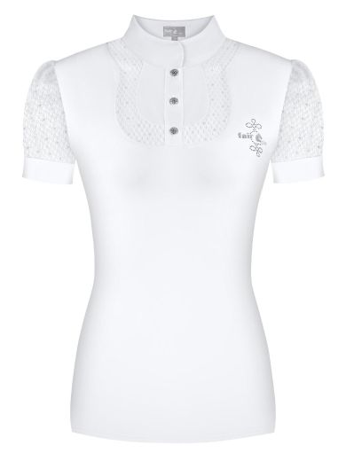 FAIR PLAY LADIES  NANNA SHOW SHIRT IN WHITE