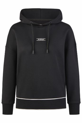 PIKEUR SS25 SPORTS HOODY IN BLACK