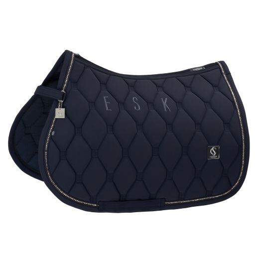 ESKADRON CLASSIC SPORTS SS25 SOFTSHELL CRYSTAL SADDLE PAD NAVY