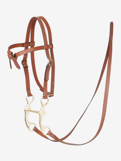 NEW LE MIEUX HOBBY HORSE WESTERN BRIDLE TAN