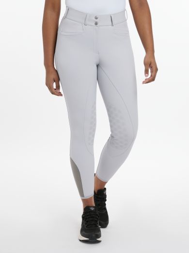 LE MIEUX LADIES IMOGEN KNEE GRIP BREECHES LIGHT GREY