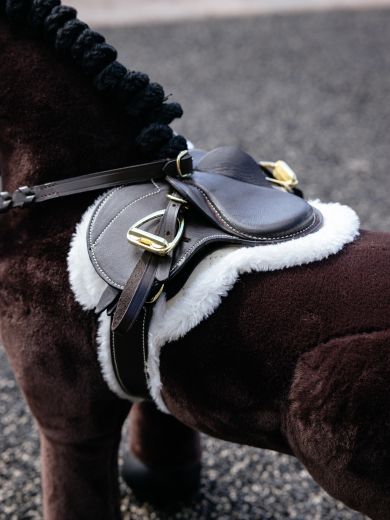 LE MIEUX TOY PONY HUNTER SADDLE PAD AND GIRTH