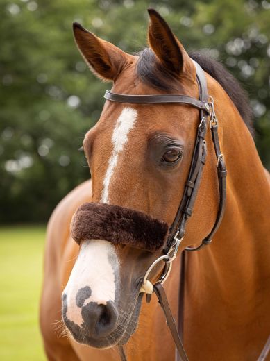 LE MIEUX SIMUWOOL NOSEBAND COVER