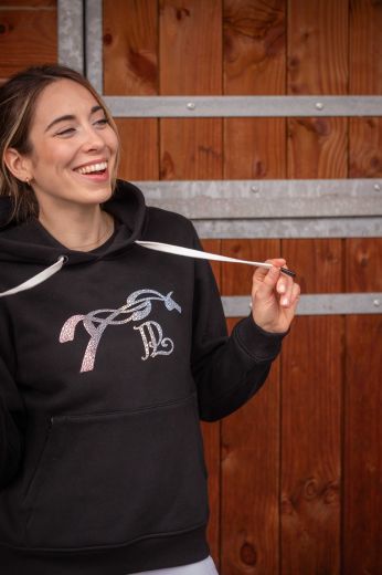 PENELOPE LADIES HOODIE IN BLACK FUNNY
