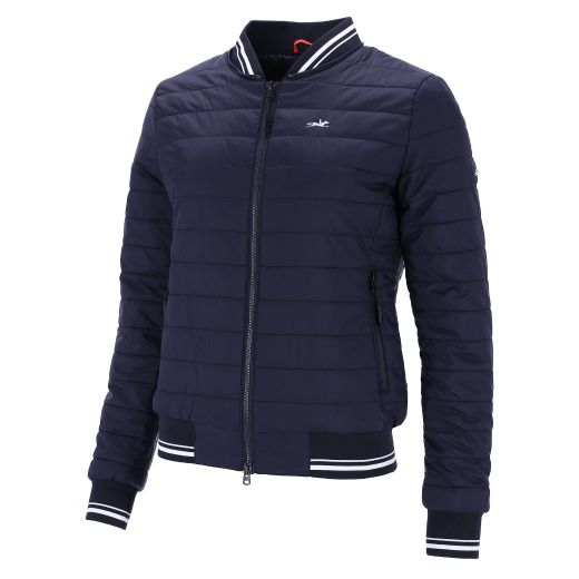 SCHOCKEMOHLE TANIA QUILTED JACKET IN DARK NAVY