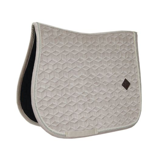KENTUCKY VELVET SADDLE PAD JUMP BEIGE