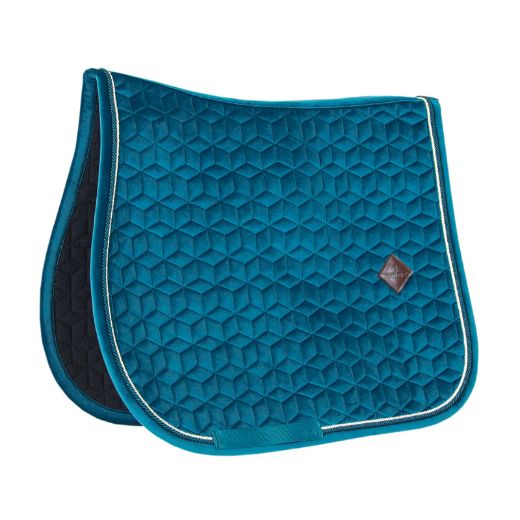 KENTUCKY VELVET SADDLE PAD JUMP EMERALD