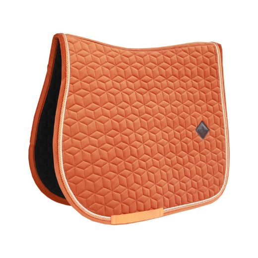 KENTUCKY VELVET SADDLE PAD JUMP ORANGE