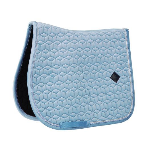 KENTUCKY VELVET SADDLE PAD JUMP LIGHT BLUE