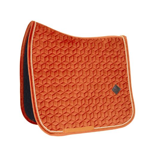 KENTUCKY VELVET SADDLE PAD DRESSAGE ORANGE