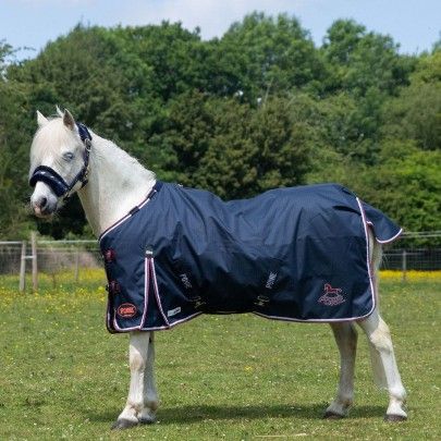 GALLOP DURAPROOF PONIE 50 GRAMS TURNOUT NAVY/ BURGUNDY