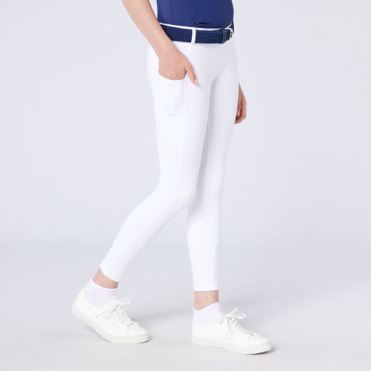CAMEO JUNIOR PERFORMANCE TIGHTS IN WHITE
