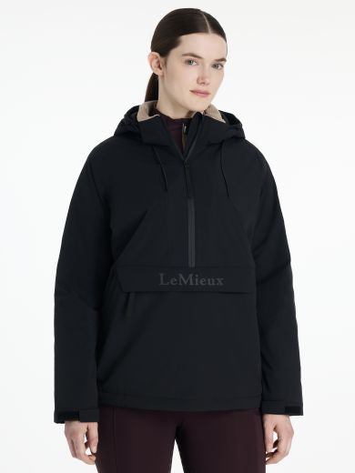 LE MIEUX AW25 PHOEBE1/2 ZIP ANORAK BLACK