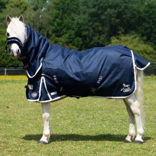 GALLOP DURAPROOF PONIE 100G COMBO TURNOUT NAVY
