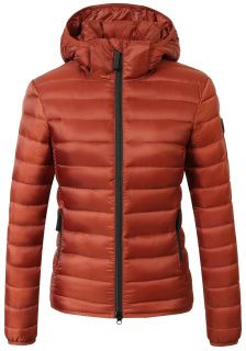 COVALLIERO AW25 LADIES QUILTED JACKET IN RUST