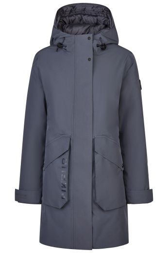 PIKEUR AW25 ATHLEISURE RAIN COAT GRAPHITE BLUE