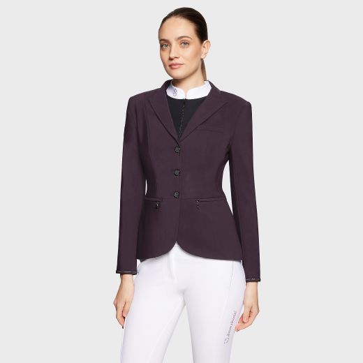 SAMSHIELD AW25 VICTORINE CRYSTAL FABRIC REGULAR AUBERGINE