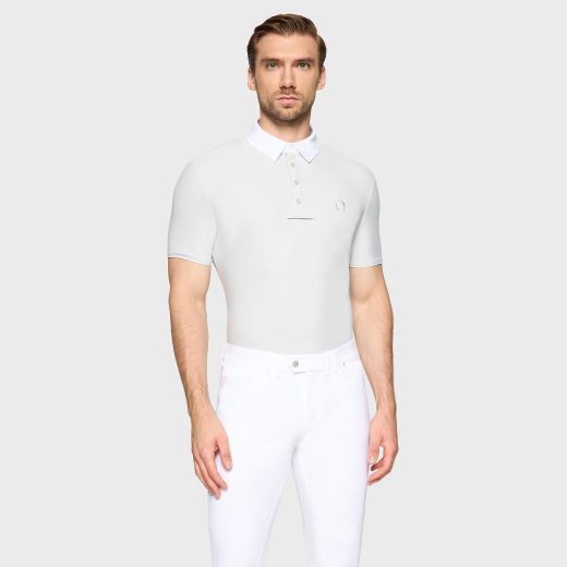 SAMSHIELD AW25 SIMON SHORT SLEEVED SHOW SHIRT GREY