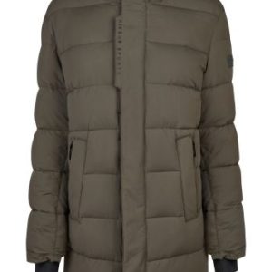PIKEUR AW25 QUILT COAT DEEP KHAKI