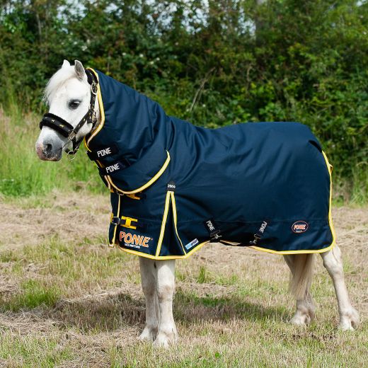 GALLOP DURAPROOF PONIE 200G COMBO TURNOUT NAVY