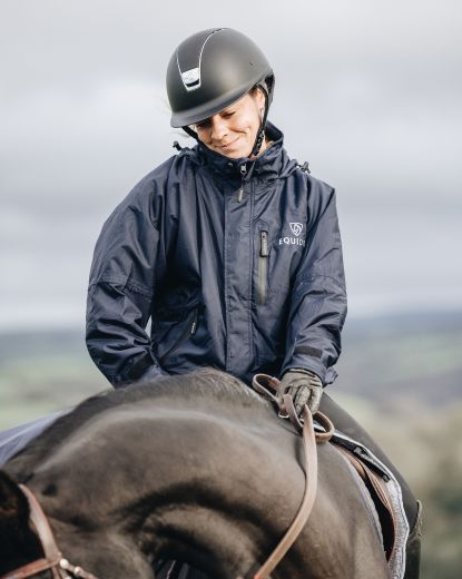 EQUIDRY SHORTIE MAC WOMENS THIN FLEECE LINNING NAVY