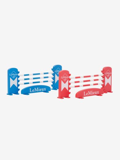LE MIEUX TOY PONY JUMP SET BLUE/CHILLI/WHITE