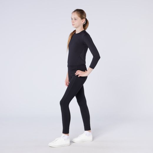 CAMEO JUNIOR ALL SEASON TIGHTS IN DARK GREY(BLACK)