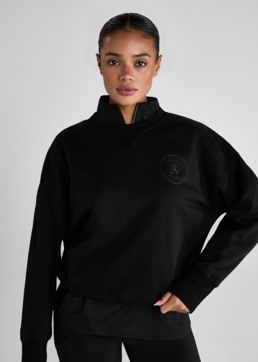 AZTEC DIAMOND SS26 BLACK SPORTING GOODS CREW NECK SWEATER