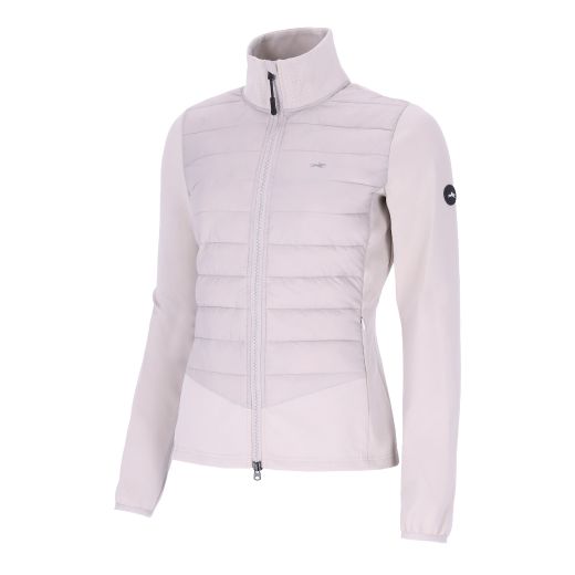 SCHOCKEMOHLE SS26 SP VENJA STYLE HYBRID JACKET IN STONE
