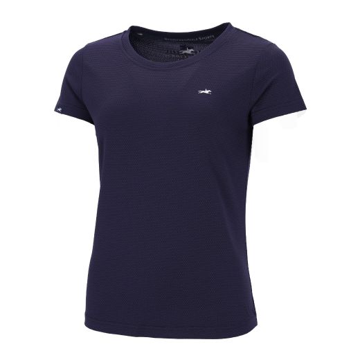 SCHOCKEMOHLE SS26 SPJESSY VENTED LADIES T SHIRT DARK NAVY