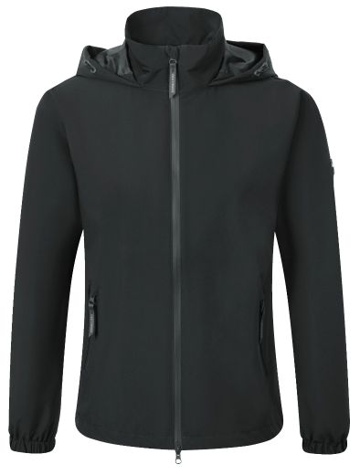 COVALLIERO SS26 RAIN JACKET IN BLACK