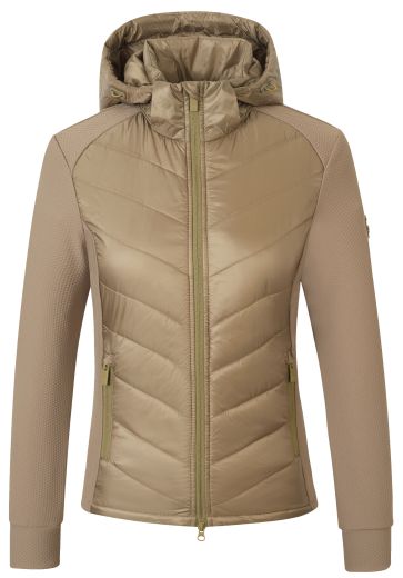 COVALLIERO SS26 LADIES COMBINATION JACKET IN WALNUT