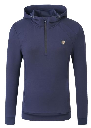 COVALLIERO SS26 LADIES HOODY SWEATER IN DARK NAVY