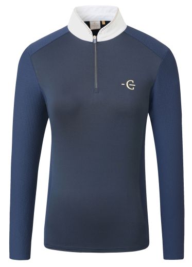 COVALLIERO SS26 LADIES LONG SLEEVED COMPETION SHIRT NAVY