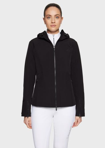 SAMSHIELD SS26 SOFTSHELL VICTORIA CRYSTAL FERNA JACKET BLACK