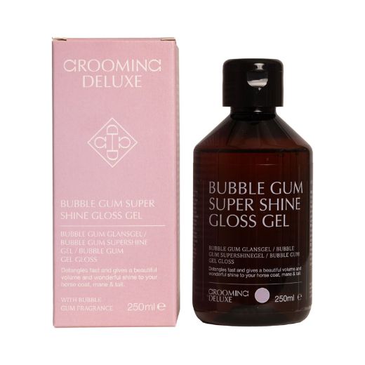 GROOMING DELUXE SUPER SHINE GLOSS GEL BUBBLE GUM 250ML