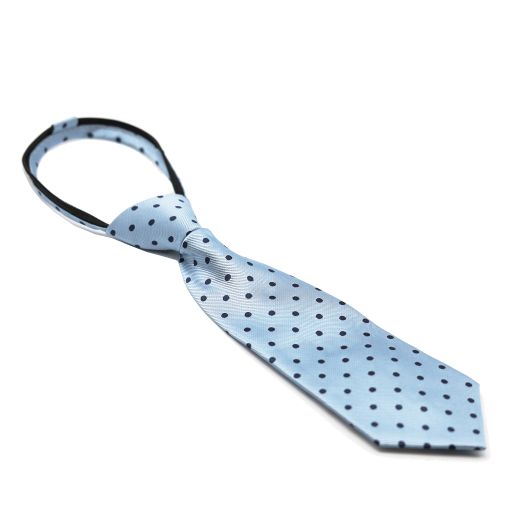EQUETECH JUNIOR POLKA DOT ZIPPER TIE