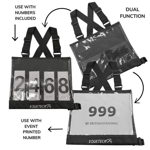 EQUETECH EVENTING NUMBER BIB & NUMBERS
